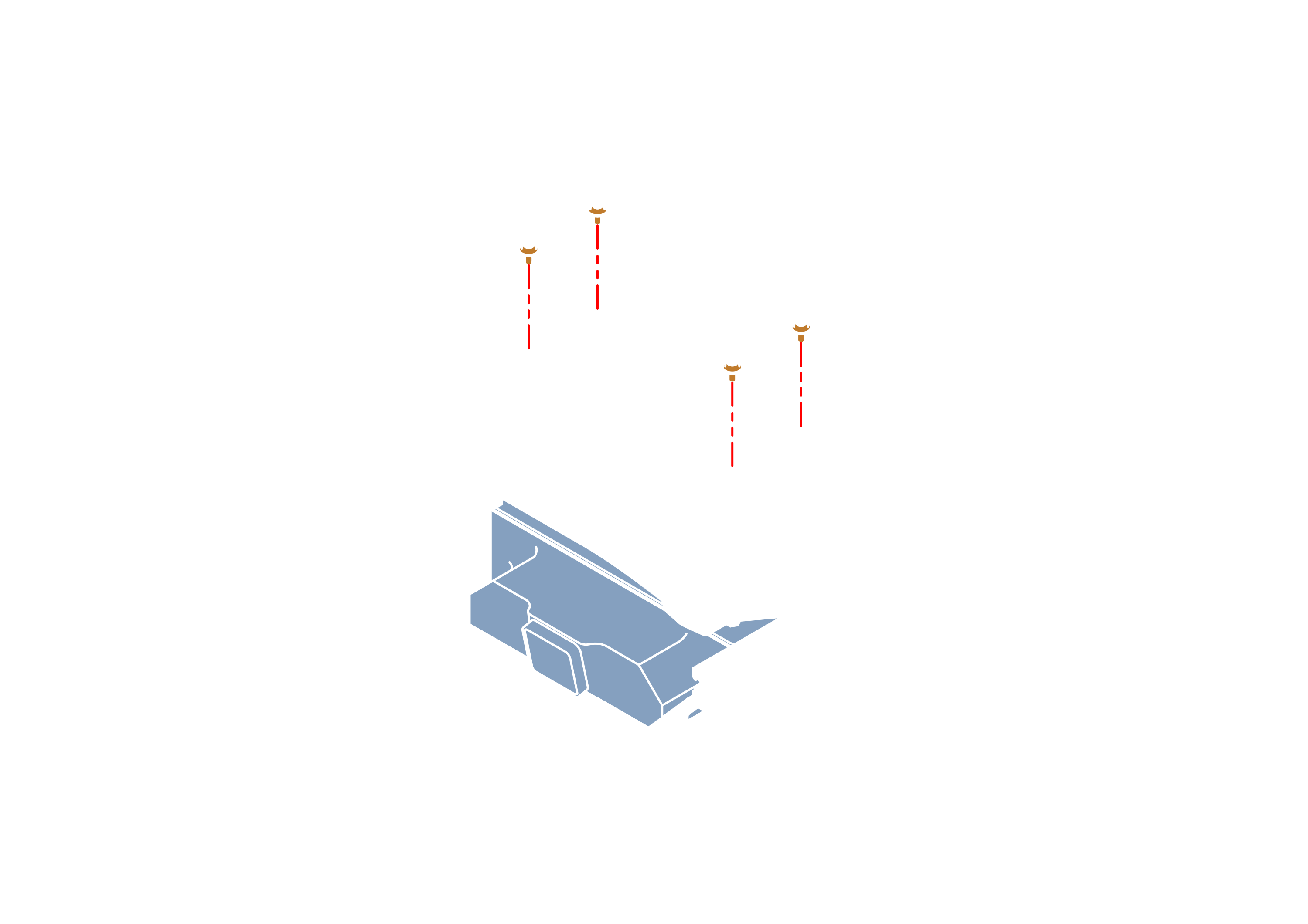 Attaching MEB box